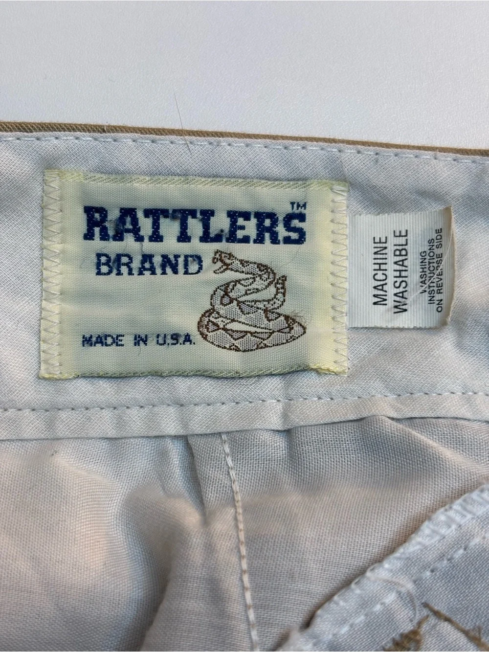Vintage Two-Tone Brown and Tan Work Pants